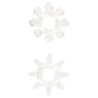 Manpower TOYJOY Lot de 2 Mini Cockrings Stretchy Rings Transparents